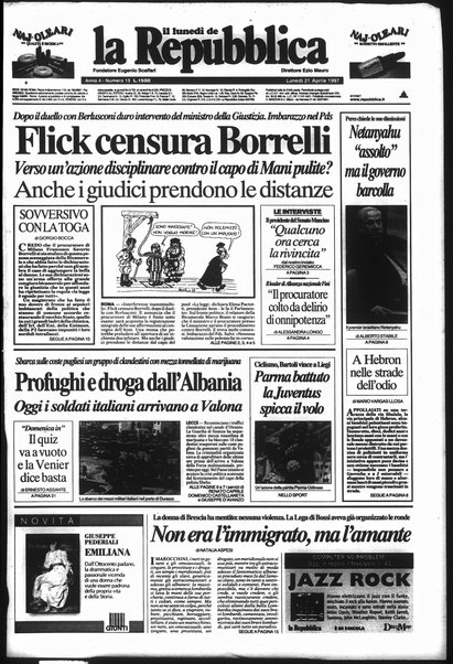 Il lunedì de La repubblica